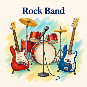 Rock Band lessons at Red Barn Music School